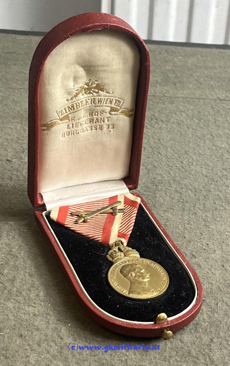 k.u.k. Bronzene Militärverdienstmedaille Kaiser Karl I. 