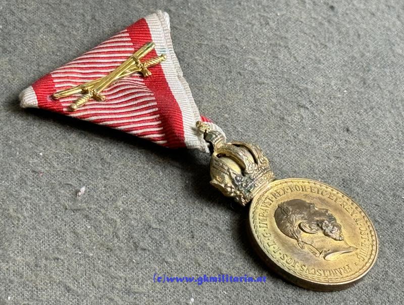 k.u.k. Bronzene Militärverdienstmedaille Kaiser Franz Josef I. !!