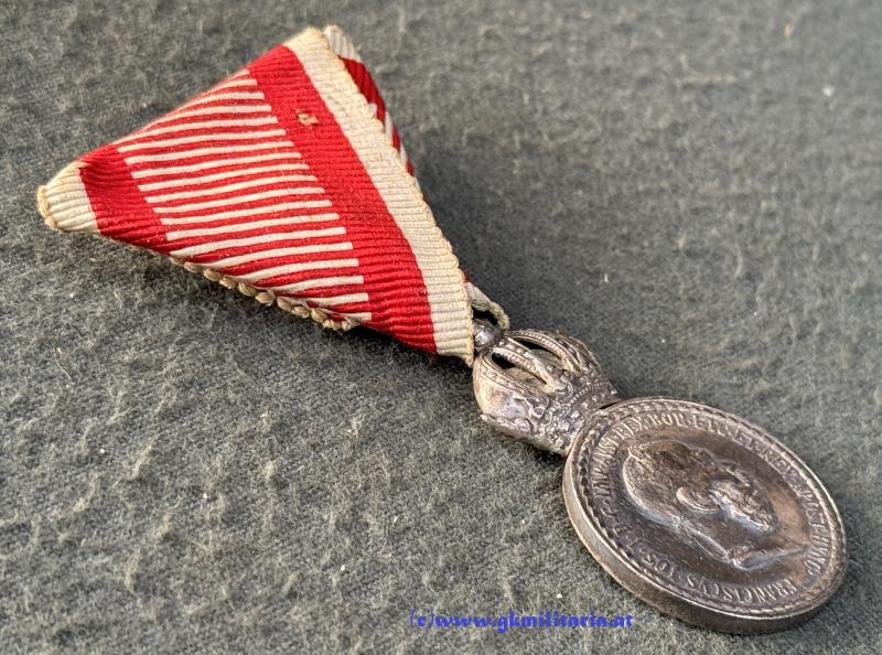 k,u,k. Silberne Militärverdienstmedaille Kaiser Franz Josef I. 