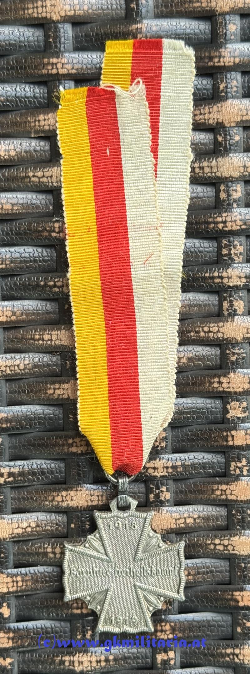 Allgemeines Kärntner Kreuz für Tapferkeit !! - Kärntner Abwehrkampf 1919 !!