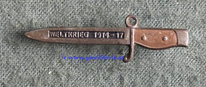 k.u.k. Patriotisches Abzeichen - Bajonett M95 