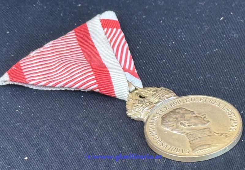 k.u.k. Bronzene Militärverdienstmedaille Kaiser Karl I. !!