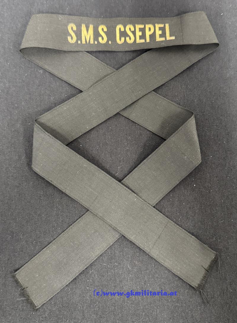 k.u.k. Kriegsmarine - Mützenband Matrosen u. Unteroffiziere 