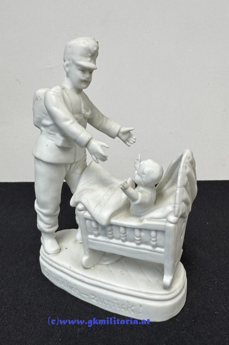k.u.k. Figur Kaiserjäger mit Kleinkind! -