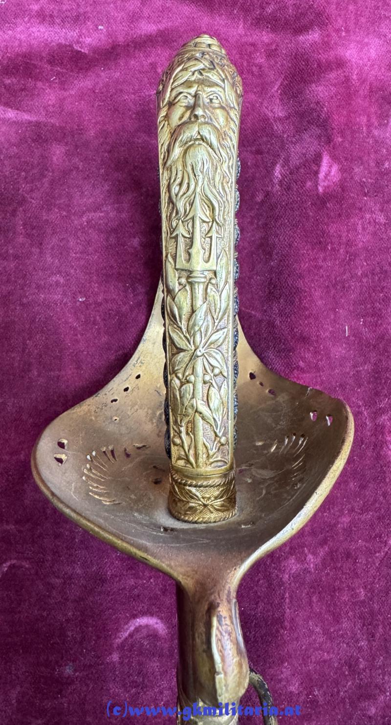Mehr Fotos k.u.k. Kriegsmarine Säbel M1850/71 für Offiziere!!