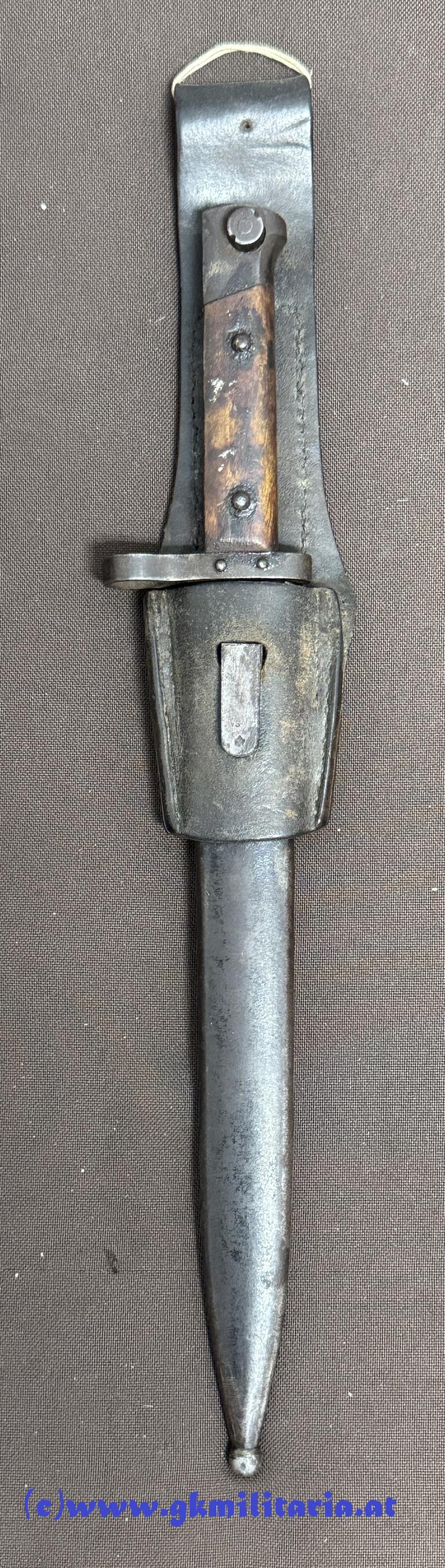 k.u.k. Messerbajonett für Repetierstutzen M95 Mannschaft -