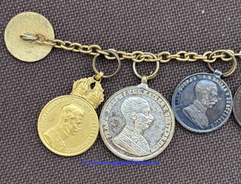 k.u.k. 8-teiliges Frackkettchen für Offiziere!!