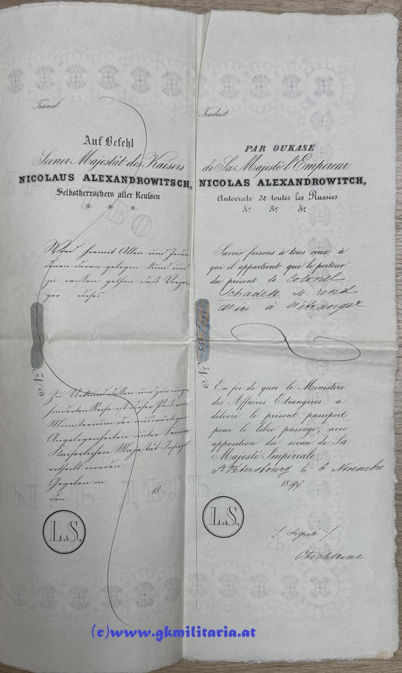 Mehr Fotos: Großer Urkundennachlass Feldmarschallleutnant Adolf Schadek Edler von Schadeckfels - Kmdt. Landwehr-Infanterie-Brigade in Przemysl!!