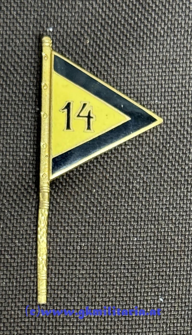 k.u.k. Kappenabzeichen 14. Infanterie-Truppen-Division !!