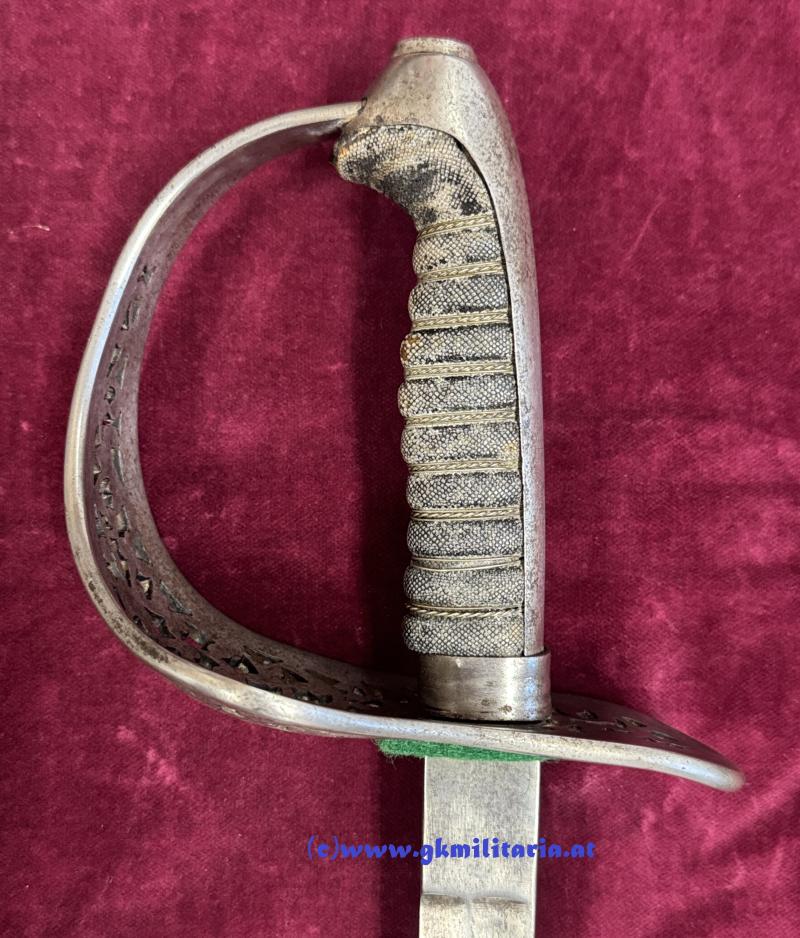 Säbel Kavallerie für Offiziere des österreichischen Bundesheeres 1. Republik! - Mit Ätzung!!