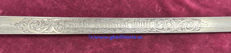 Weitere Fotos - Säbel Kavallerie für Offiziere des österreichischen Bundesheeres 1. Republik! - Mit Ätzung!!
