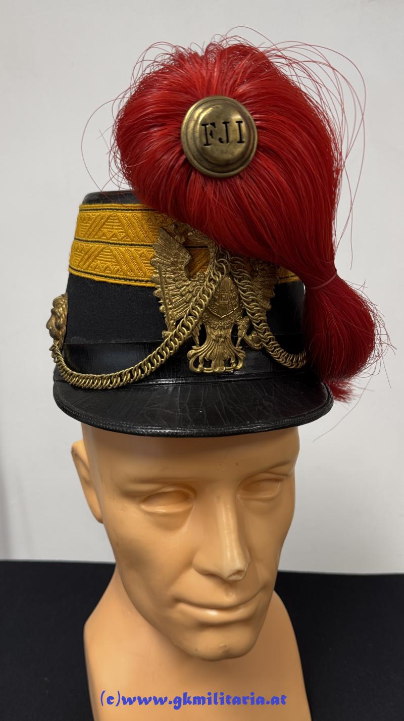 Tschako für einen Trompeter der k. k. Artillerie !!