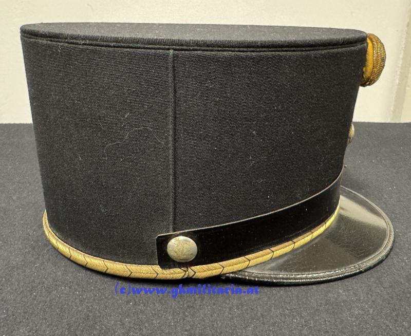 Bundesheer Bundesstaat - schwarze steife Kappe für Offiziere !!