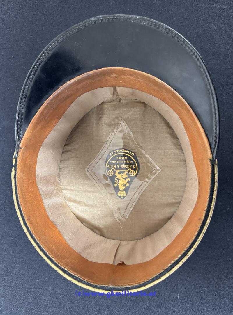 Bundesheer Bundesstaat - schwarze steife Kappe für Offiziere !!