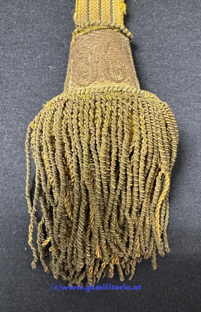 k.u.k. Säbel-Portepee f. Fähnriche Kaiser Karl I.!