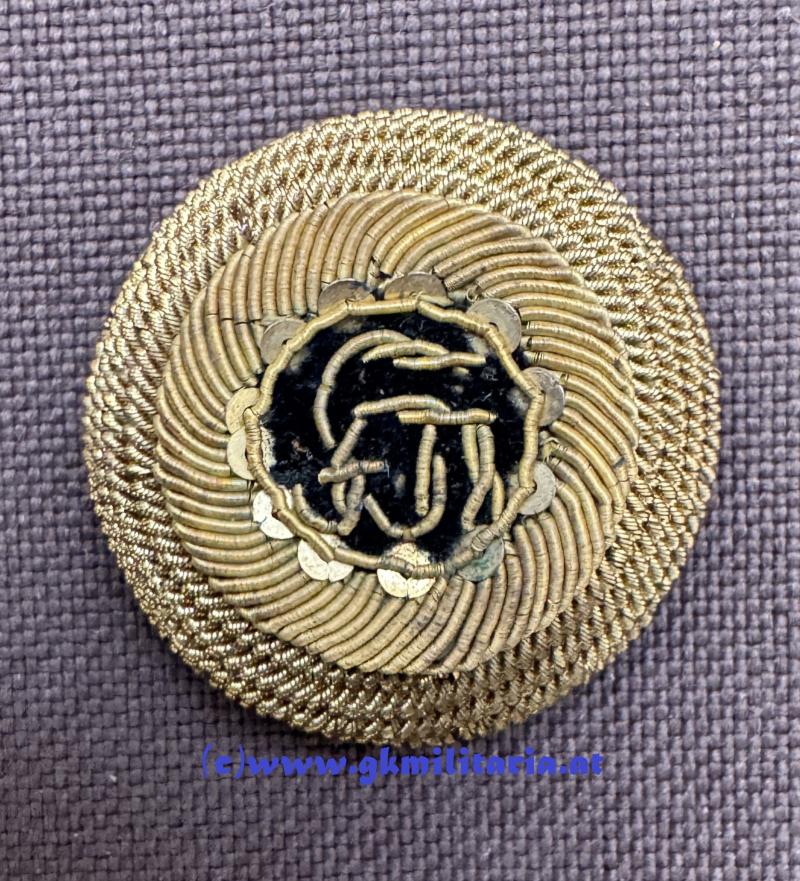 k.u.k. Kappenkokarde - Kaiser Franz Joseph I. - für Offiziere !!