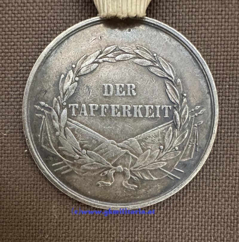 k.u.k. Silberne Tapferkeitsmedaille 1. Klasse Kaiser Franz Josef I.!