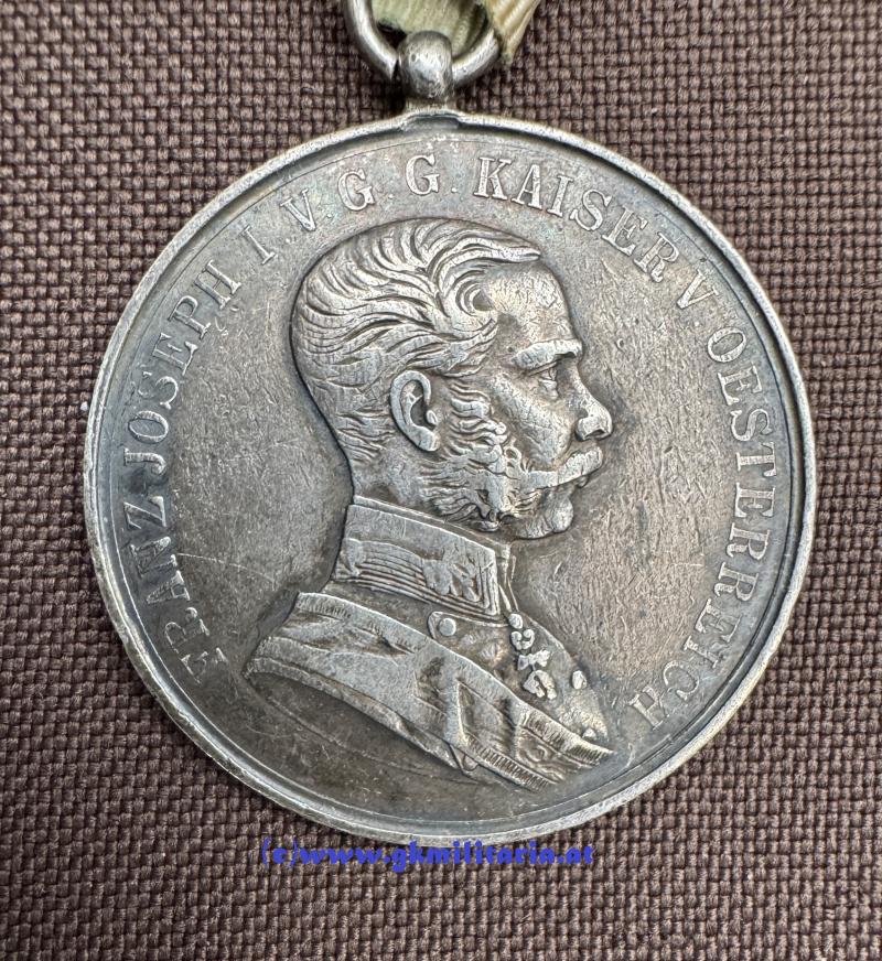 k.u.k. Tapferkeitsmedaille 1. Klasse Kaiser FJ I. im original Etui!!