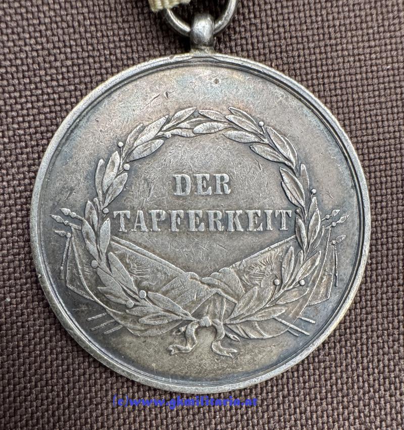 k.u.k. Tapferkeitsmedaille 1. Klasse Kaiser FJ I. im original Etui!!