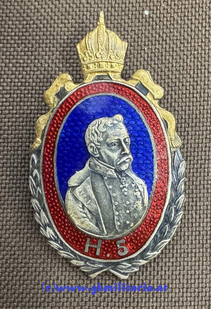 k.u.k. Kappenabzeichen Husarenregiment Nr. 5 
