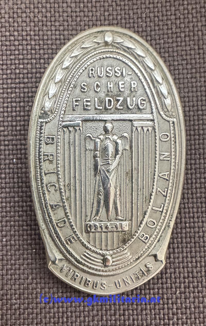 k.u.k. Kappenabzeichen Brigade Bolzano/Bozen - 1914-1915 !!
