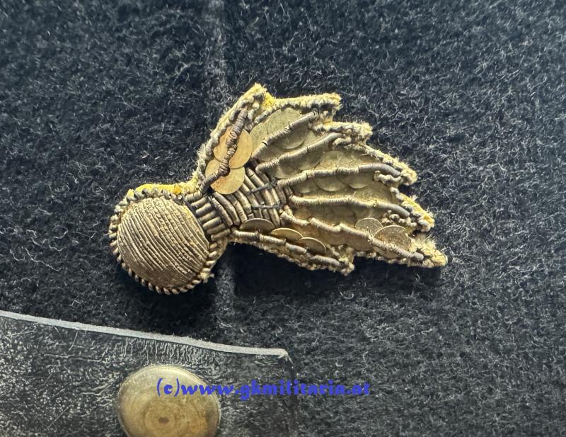 Österreich 1. Republik - schwarze steife Kappe Offiziere Gendarmerie!!