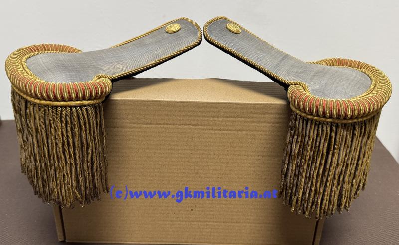 k.u.k. Kriegsmarine - Epauletten für Marine-Ingenieur Oberoffiziersrang!!