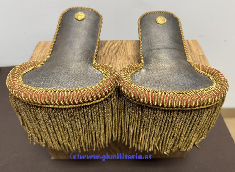 weitere Fotos - k.u.k. Kriegsmarine - Epauletten für Marine-Ingenieur Oberoffiziersrang!!