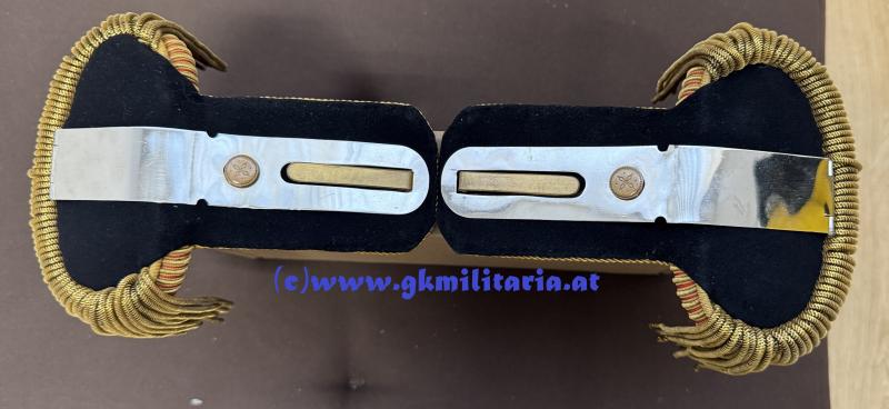 weitere Fotos - k.u.k. Kriegsmarine - Epauletten für Marine-Ingenieur Oberoffiziersrang!!
