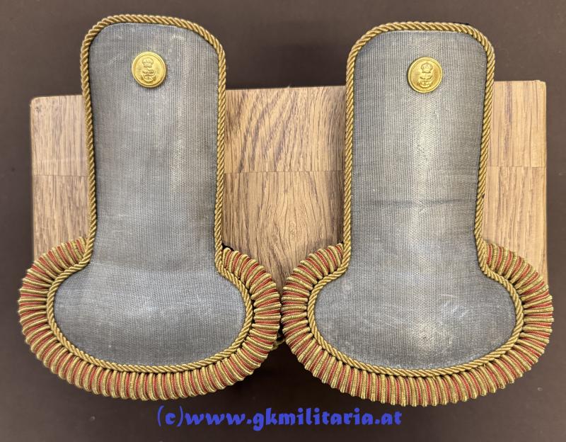 weitere Fotos - k.u.k. Kriegsmarine - Epauletten für Marine-Ingenieur Oberoffiziersrang!!