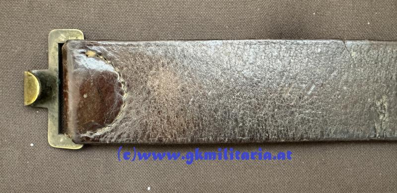 k.u.k. Infanterieleibriemen mit Kastenschloss (Koppelschloss) -