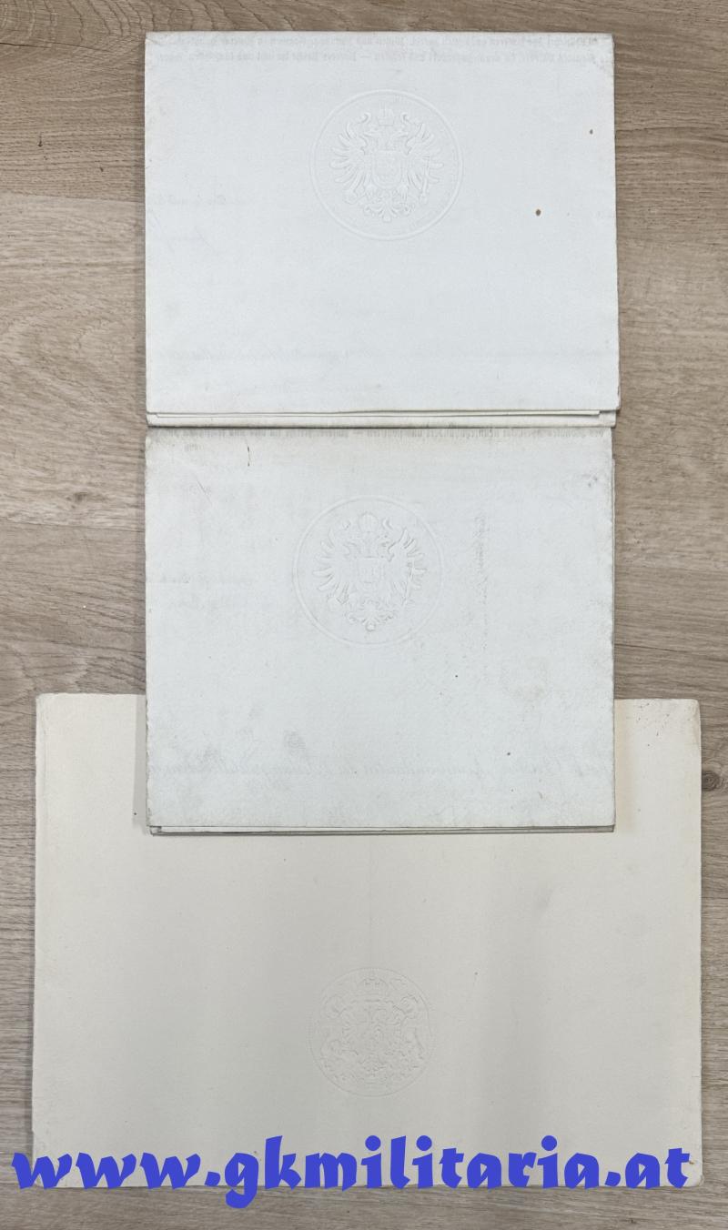 k.u.k. Urkundennachlass Generalmajor Joseph Macalik von Ivanobran Festungartillerieregiment Edler von Kollarz Nr.6!!