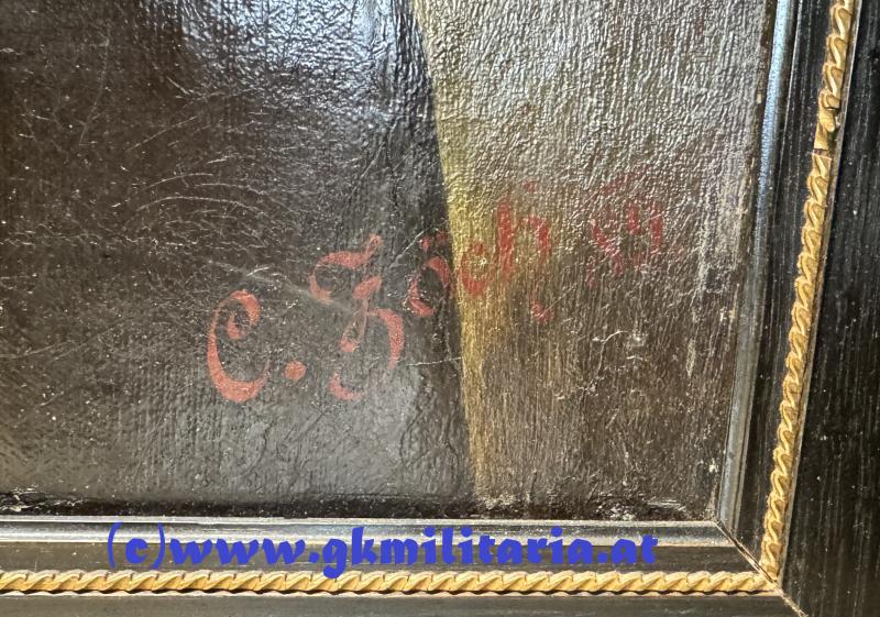 k.u.k. Ölbild Feldmarschall Erzherzog Albrecht als