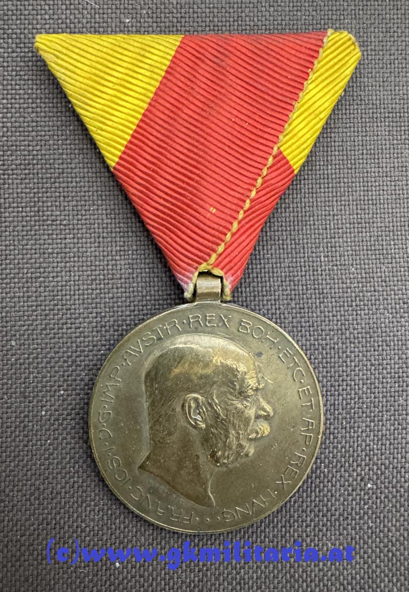 Bosnisch-Herzegowinische Erinnerungsmedaille 1909 - Bosnienmedaille!!