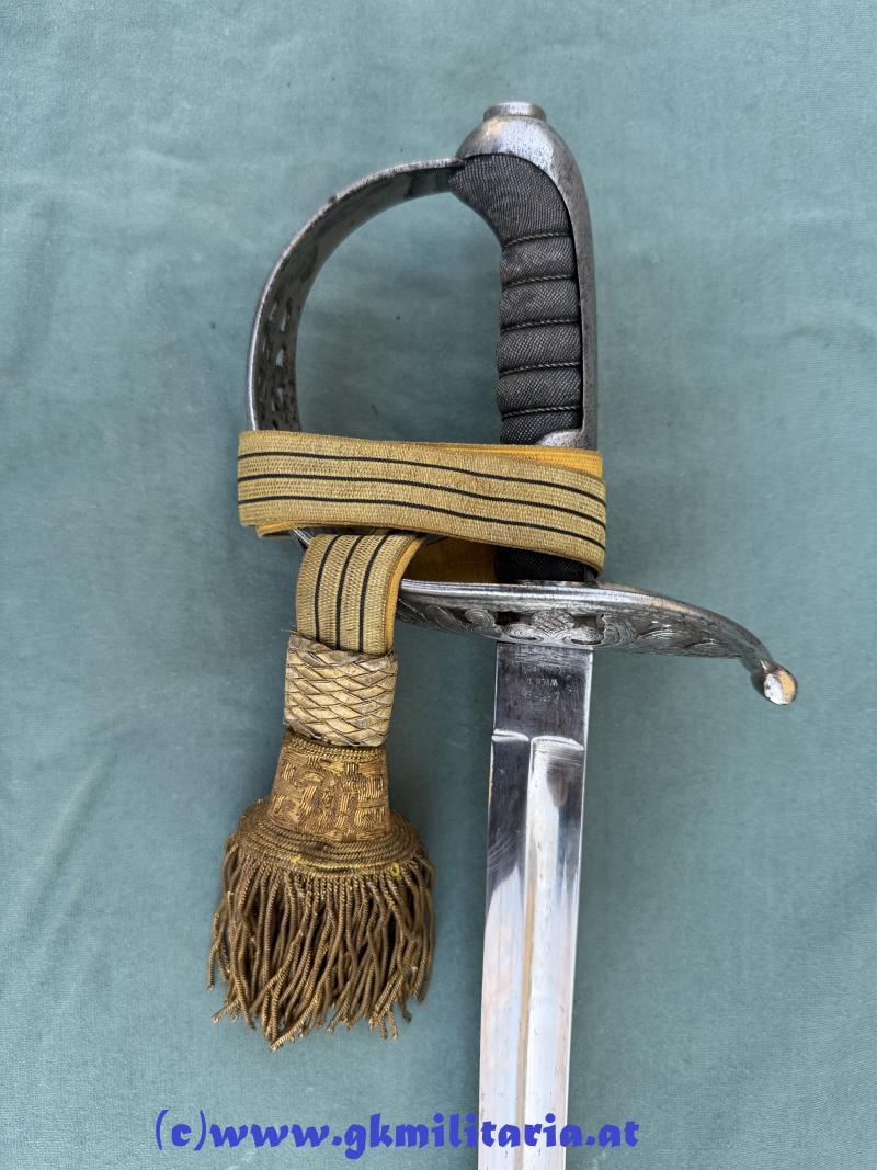 Komplette Säbel-Garnitur Säbel M1869 Kavallerie für Offizier mit Portepee und Gehänge!! -