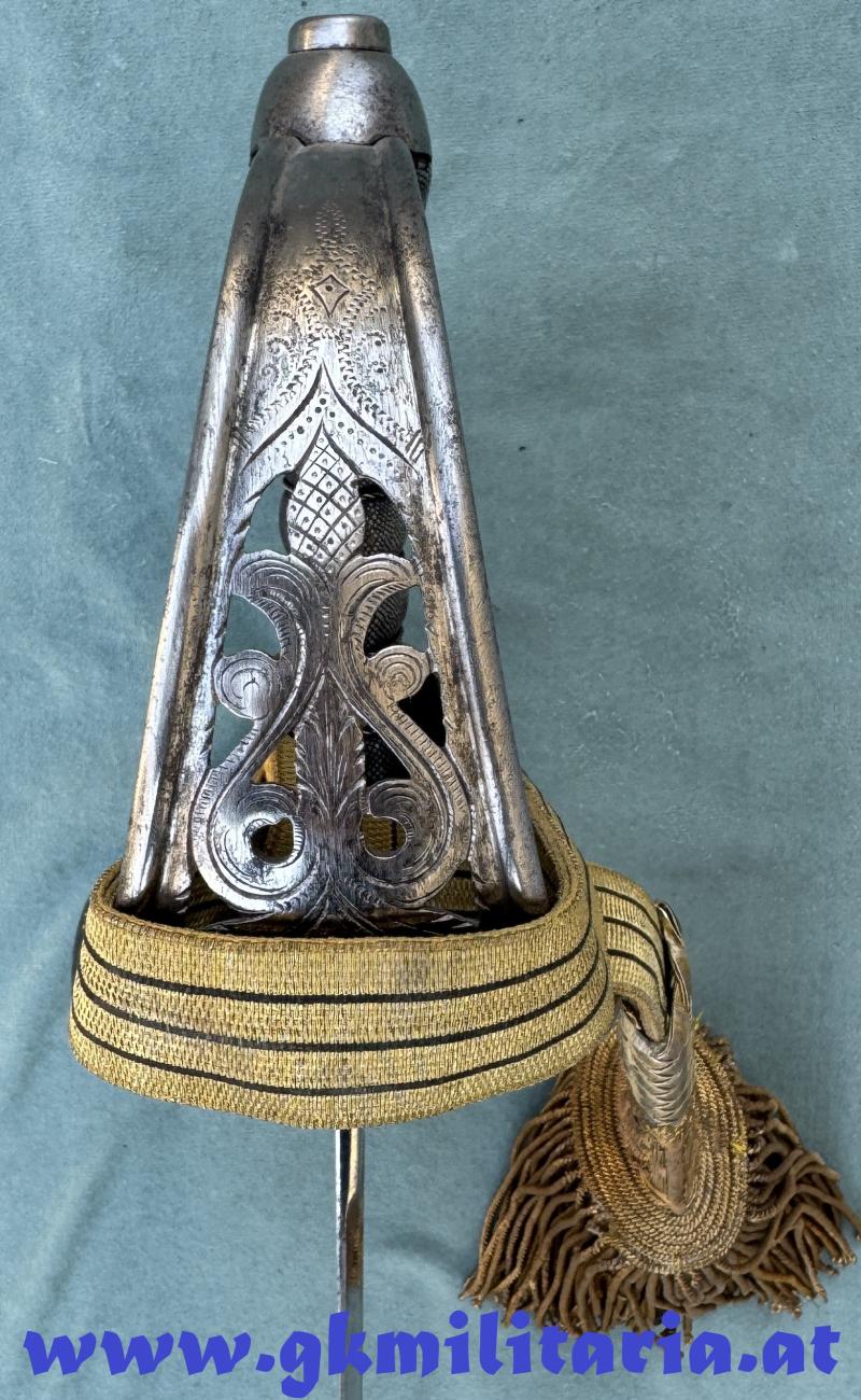 Weitere Fotos: Komplette Säbel-Garnitur Säbel M1869 Kavallerie für Offizier mit Portepee und Gehänge!! -