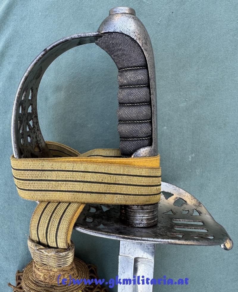 Weitere Fotos: Komplette Säbel-Garnitur Säbel M1869 Kavallerie für Offizier mit Portepee und Gehänge!! -