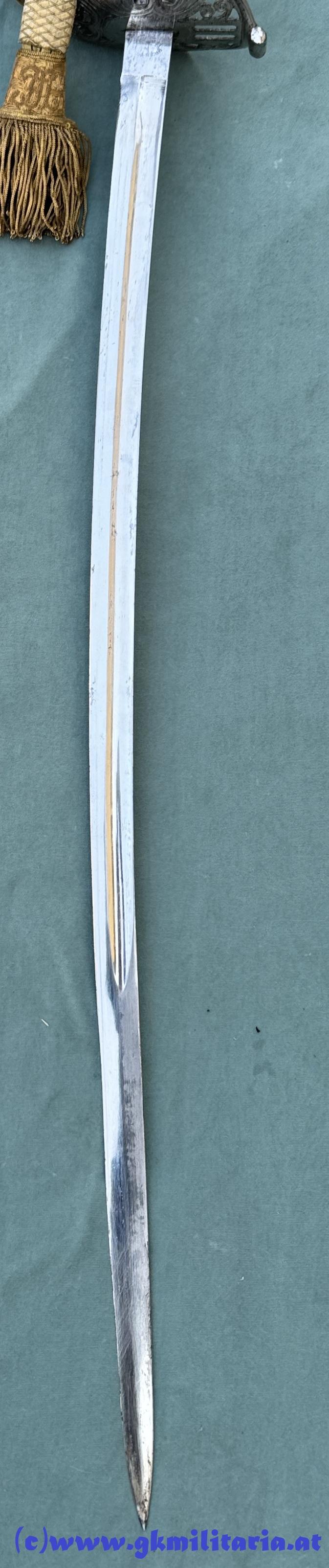 Weitere Fotos: Komplette Säbel-Garnitur Säbel M1869 Kavallerie für Offizier mit Portepee und Gehänge!! -