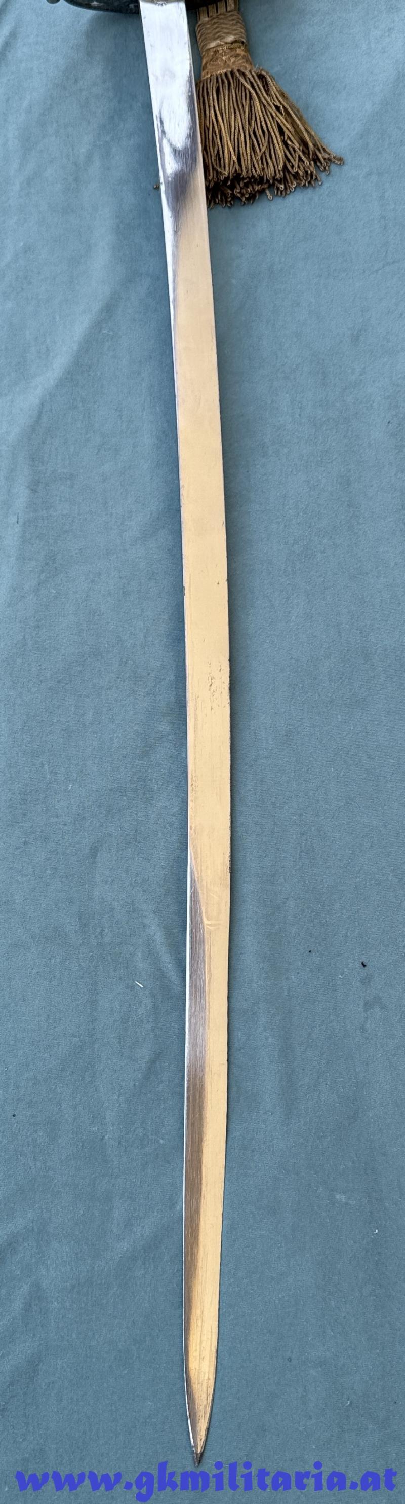 Weitere Fotos: Komplette Säbel-Garnitur Säbel M1869 Kavallerie für Offizier mit Portepee und Gehänge!! -