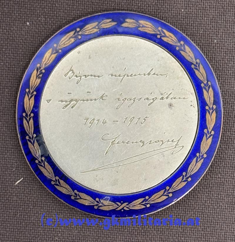 k.u.k. Medaille 1914/15 - Kaiser Franz Josef I. !