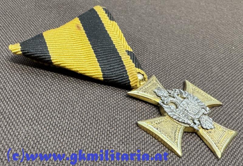 k.u.k. Militärdienstzeichen 3. Kl. für Offiziere 25 Jahre!