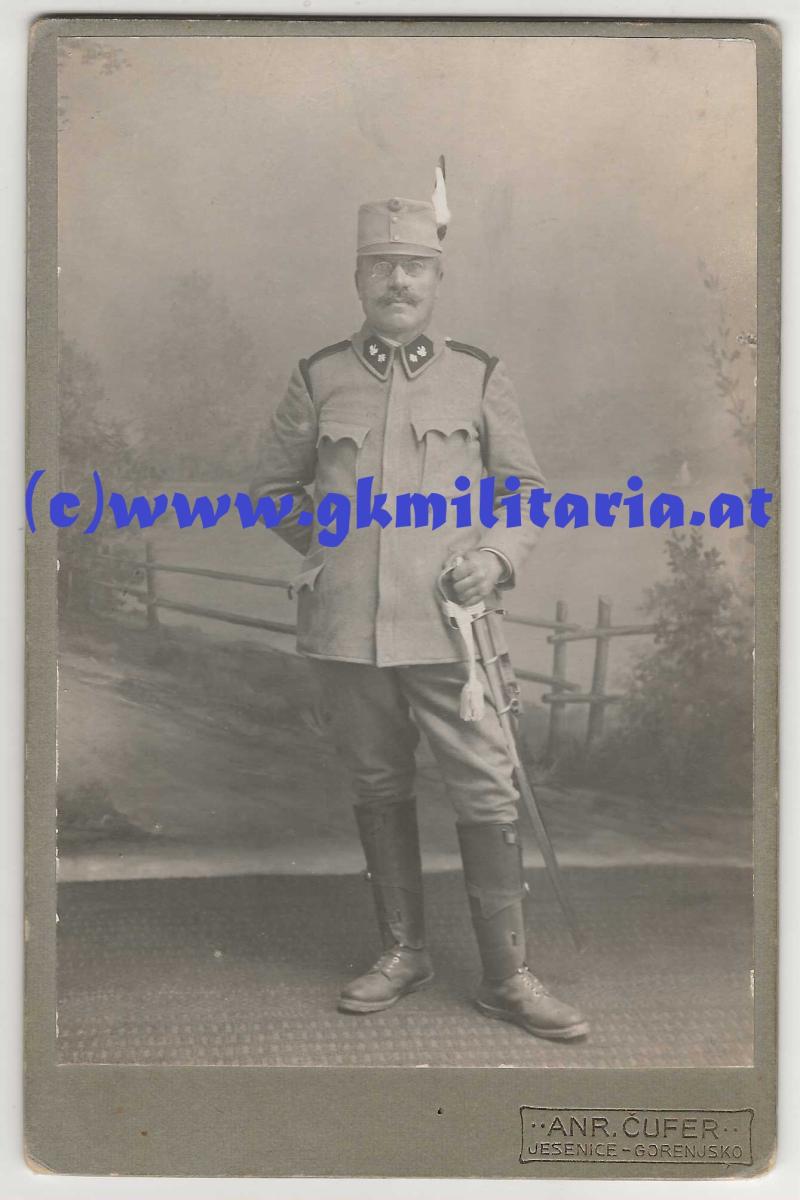 Portrait k.u.k. Tiroler Standschütze - KAB-Foto !