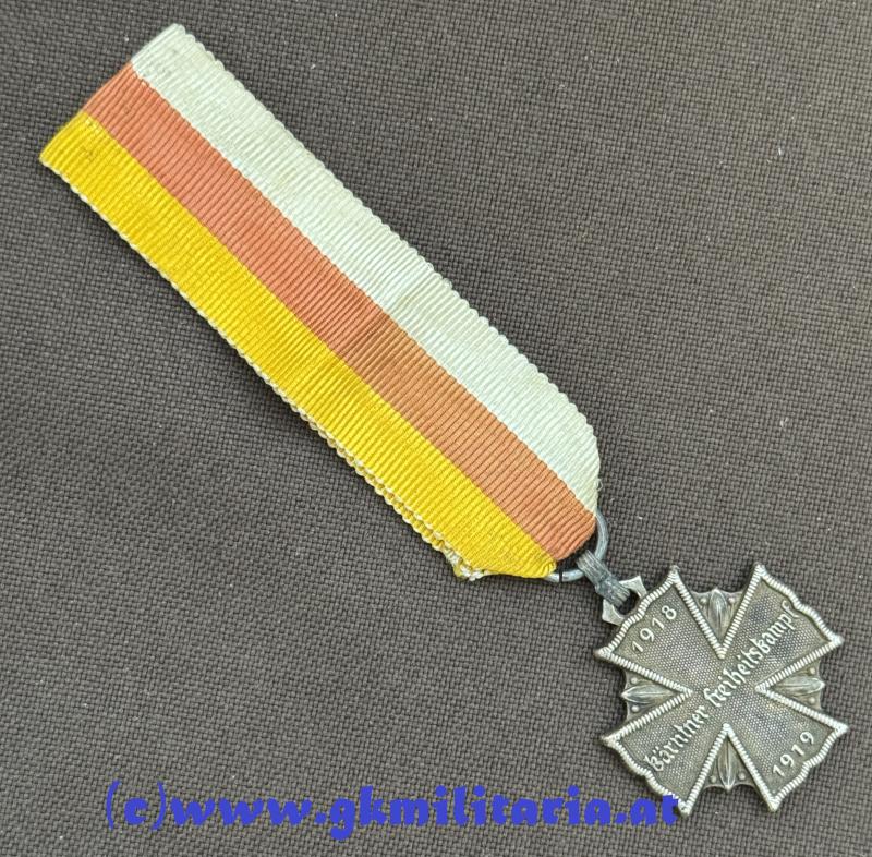 Allgemeines Kärntner Kreuz für Tapferkeit !! - Kärntner Abwehrkampf 1919 !!