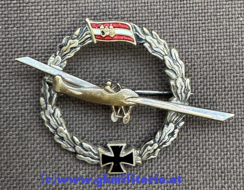 k.u.k. Kappenabzeichen Luftfahrtruppe - 