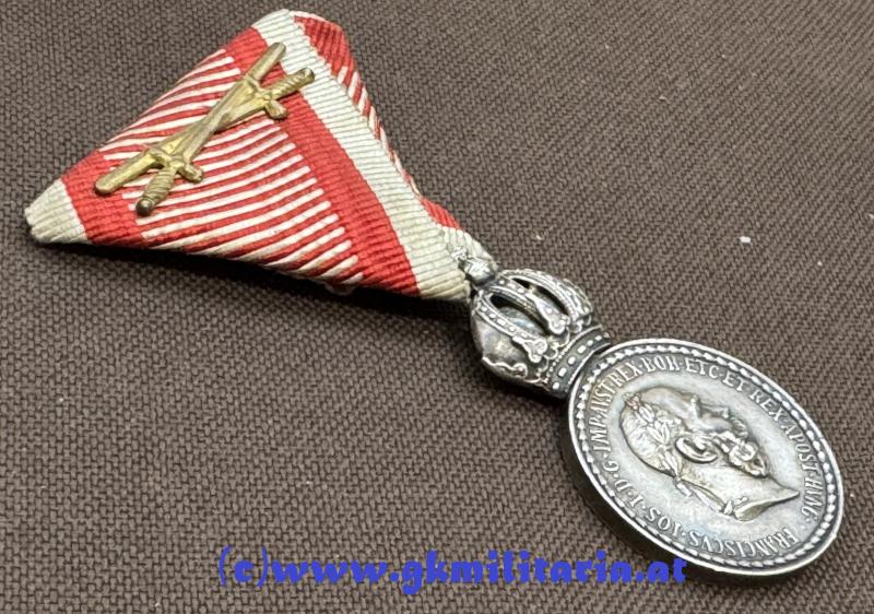 k,u,k. Silberne Militärverdienstmedaille Kaiser Franz Josef I. 