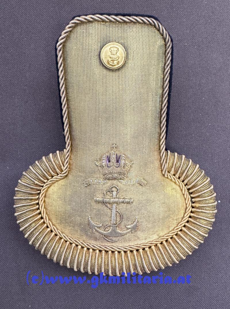 Paar Epauletten für Seefähnrich, Seekadetten oder Seeaspiranten der k. u. k. Kriegsmarine!!