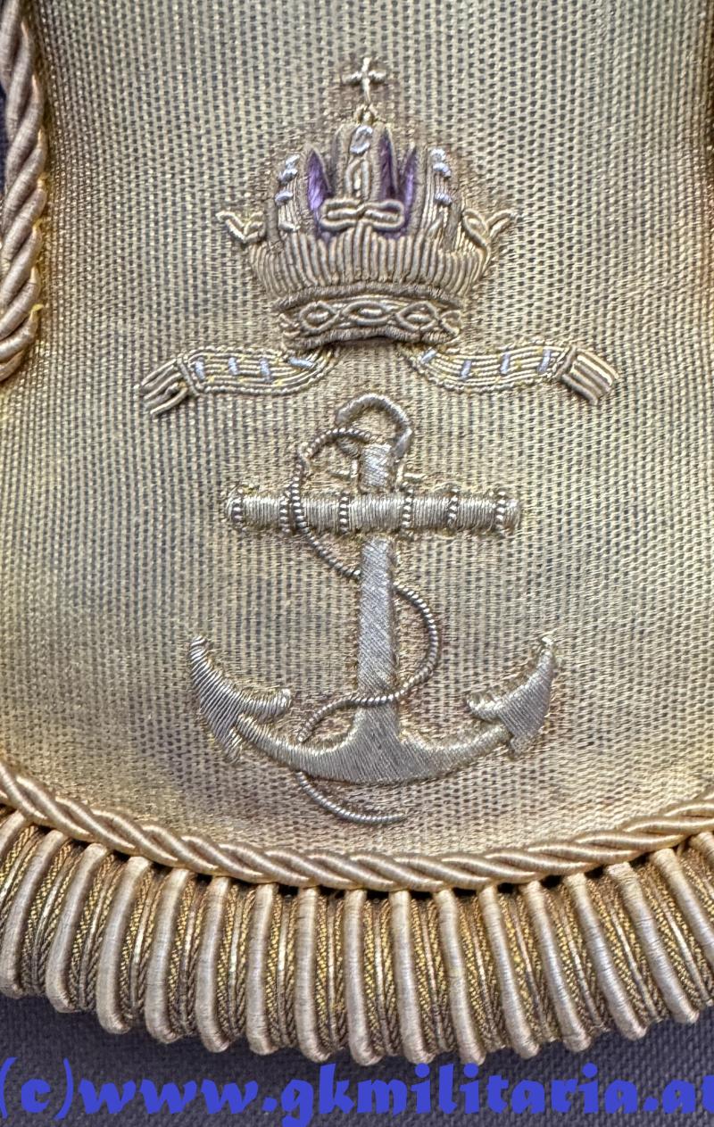 Paar Epauletten für Seefähnrich, Seekadetten oder Seeaspiranten der k. u. k. Kriegsmarine!!