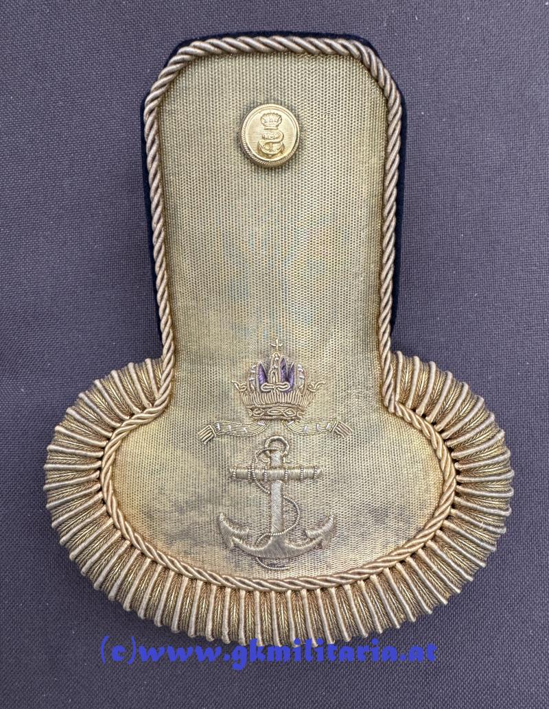 Paar Epauletten für Seefähnrich, Seekadetten oder Seeaspiranten der k. u. k. Kriegsmarine!!