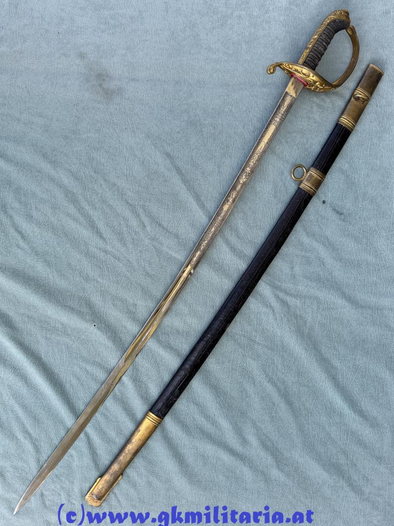k.u.k. Beamtensäbel M1889 mit Klingenätzung!!