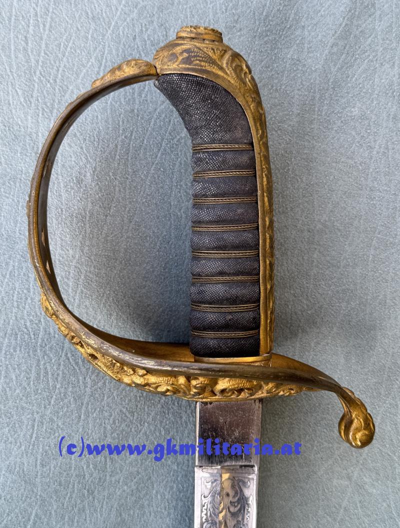 k.u.k. Beamtensäbel M1889 mit Klingenätzung!!